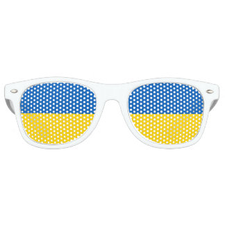 Ukraine Flag Retro Sunglasses