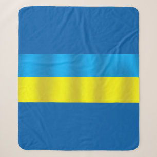 Ukraine Flag Sherpa Blanket
