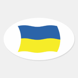Ukraine Flag Sticker
