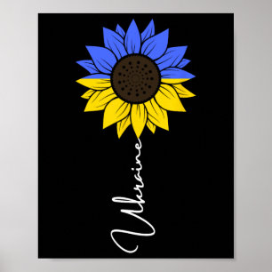Ukraine Flag Sunflower 1  Poster