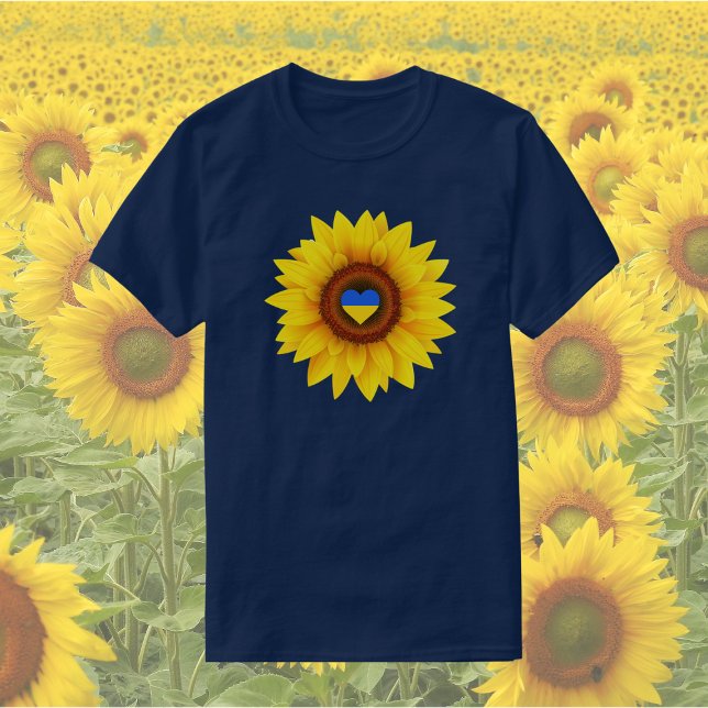 Ukraine Flag Sunflower Blue & Yellow T-Shirt (Creator Uploaded)