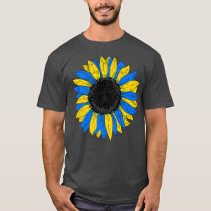 Ukraine Flag Sunflower Ukrainian Flag Vintage Prem T-Shirt