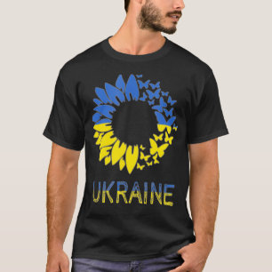 Ukraine Flag Sunflower, Ukrainian Support Lover1 T-Shirt