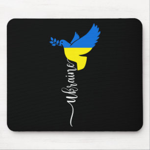 Ukraine Flag Sunflower Vintage Ukrainian Lover Ukr Mouse Pad