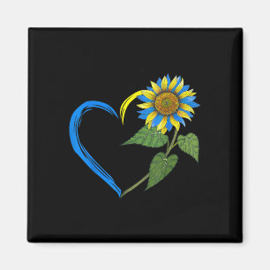 Ukraine Flag Sunflower Vintage Ukrainian Lovers Uk Magnet