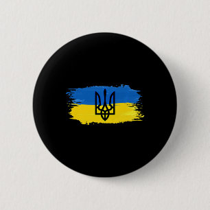 Ukraine Flag Support Love Ukrainian Ukraine Pride  6 Cm Round Badge