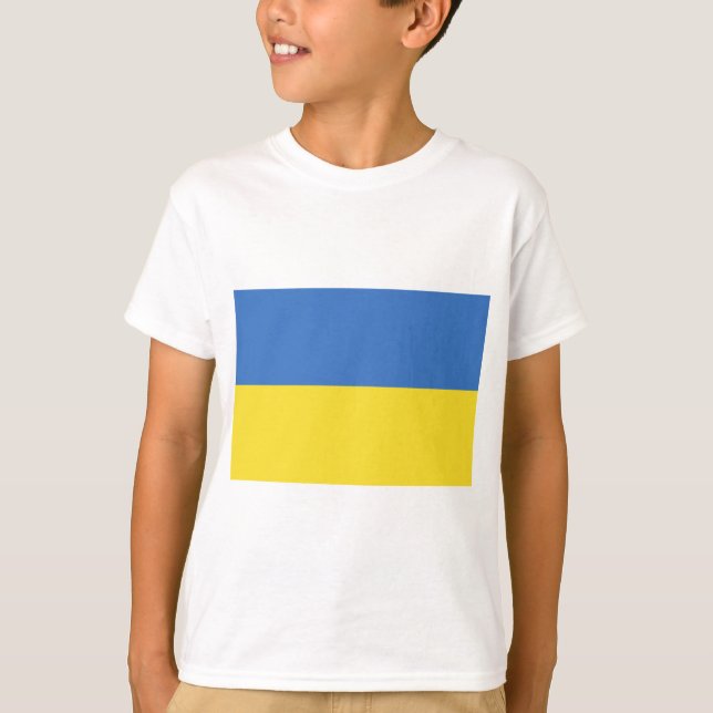 ukraine flag T-Shirt (Front)