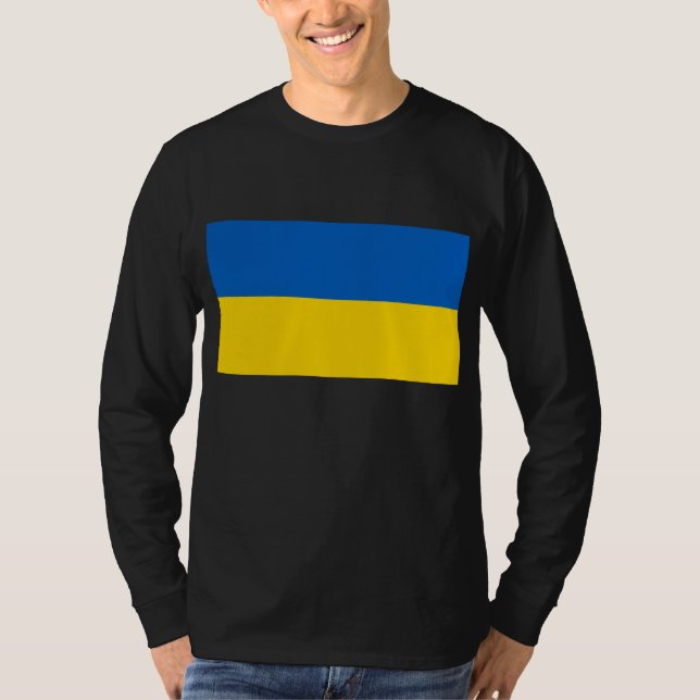 Ukraine Flag T-Shirt (Front)