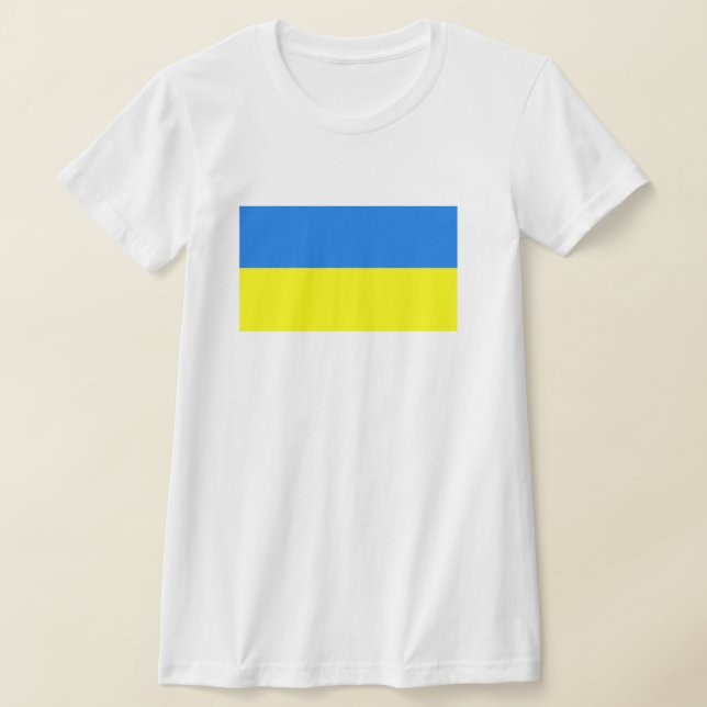 Ukraine Flag T-Shirt (Laydown)