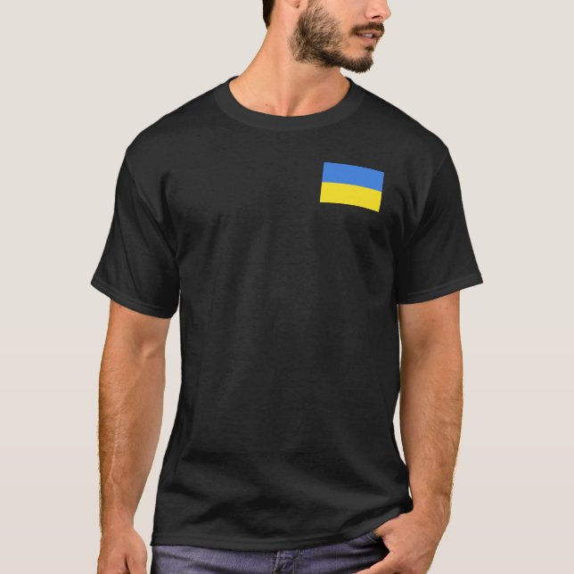 Ukraine Flag T-Shirt - Freedom  (Front)