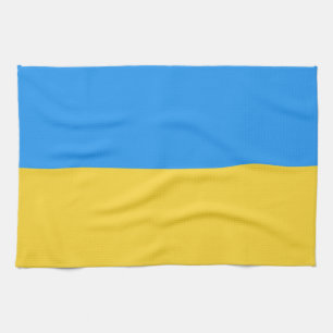 Ukraine flag tea towel