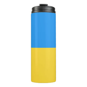 Ukraine flag thermal tumbler