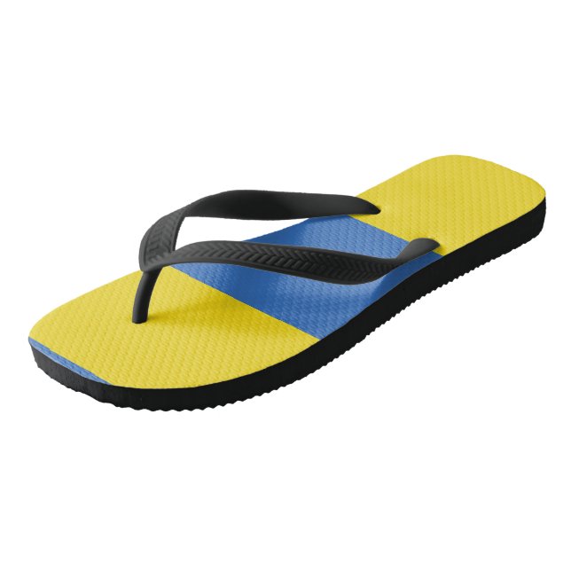 Ukraine Flag Thongs (Angled)