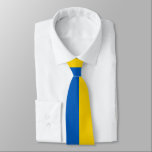 Ukraine Flag Ties<br><div class="desc">Modern and minimal neck tie with Flag of Ukraine featuring yellow and blue stripes. These Ukraine ties are fully customisable: create your own unique gift easily choosing any colour, adding text, photo, clipart and graphic design elements. Open the Zazzle design editor and discover beautiful patriotic travel photos and flags of...</div>