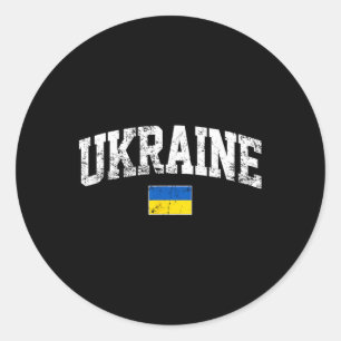 Ukraine Flag Trip To Ukraine Gifts Ukraine Friend Classic Round Sticker