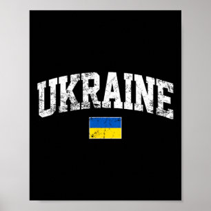 Ukraine Flag Trip To Ukraine Gifts Ukraine Friend  Poster