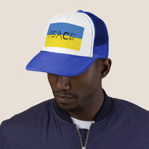 ukraine flag trucker hat
