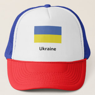 Ukraine Flag Trucker Hat