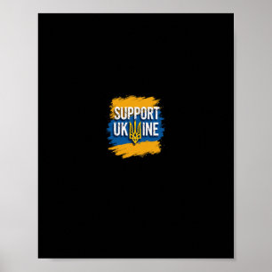 Ukraine Flag Ukraine Stand With Zelensky Peace Poster