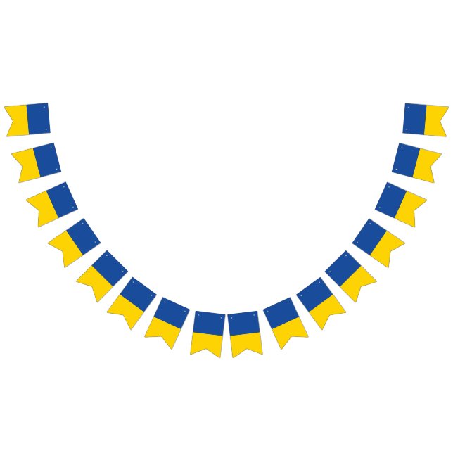 Ukraine Flag, Ukrainian Country Patriotic Gift Bunting (All)