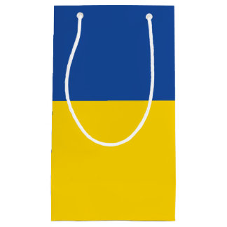 Ukraine Flag, Ukrainian Country Patriotic Gift Small Gift Bag