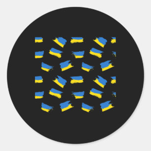 Ukraine Flag - Ukrainian Flag - Ukraine Classic Round Sticker
