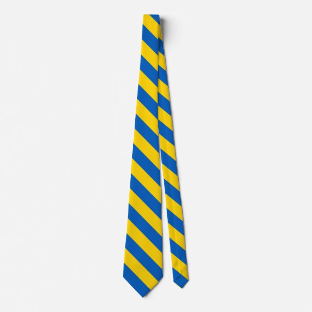 Ukraine Flag Ukrainian Patriotic Tie (Front)