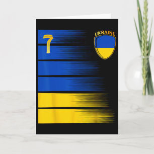 Ukraine Flag Ukrainian Pride Lovers 4 Card