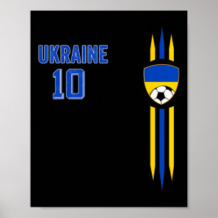 Ukraine Flag Ukrainian Pride Lovers 6  Poster