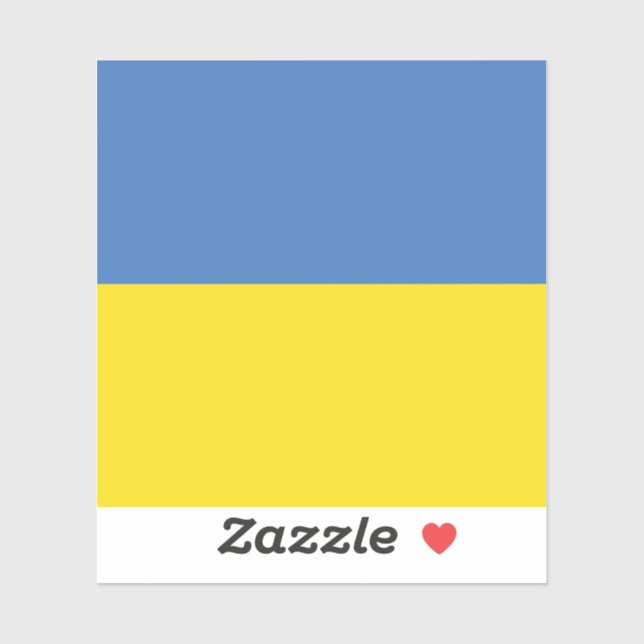 Ukraine Flag, Ukrainian Slava Ukraini Слава Україн (Sheet)