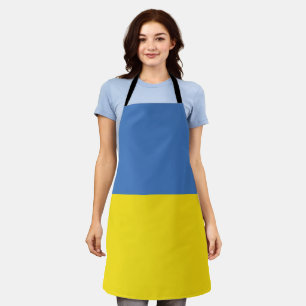 Ukraine Flag, Ukrainian Slava Ukraini Слава Україн Apron