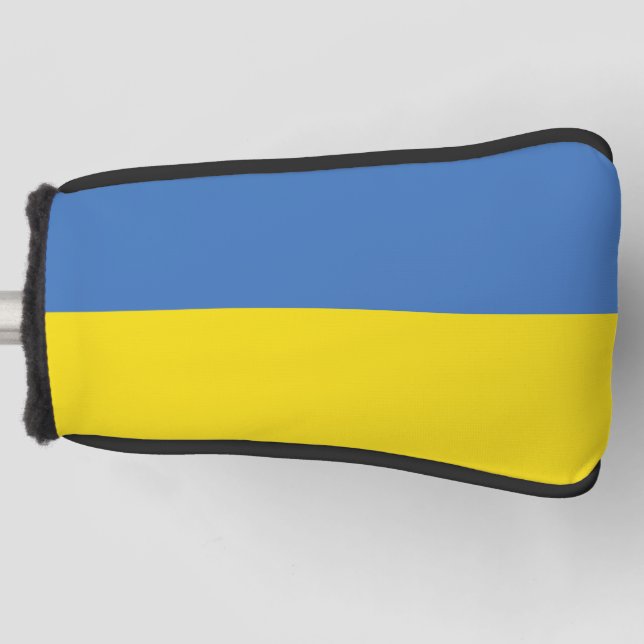 Ukraine Flag, Ukrainian Slava Ukraini Слава Україн Golf Head Cover (Front)