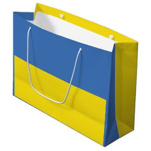 Ukraine Flag, Ukrainian Slava Ukraini Слава Україн Large Gift Bag