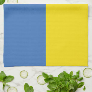Ukraine Flag, Ukrainian Slava Ukraini Слава Україн Tea Towel