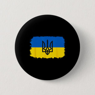 Ukraine Flag Ukrainian Ukraine Pride Heart 4 6 Cm Round Badge