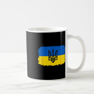Ukraine Flag Ukrainian Ukraine Pride Heart 4  Coffee Mug