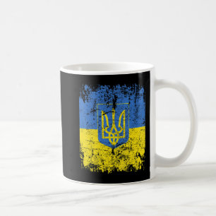 UKRAINE Flag Vintage Men Women Kids UKRAINE Coffee Mug