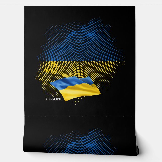 Ukraine flag wallpaper (Unrolling)