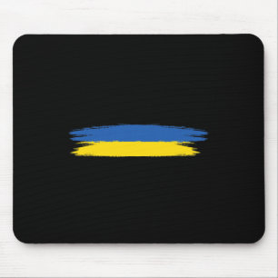 Ukraine Flag With Colours Blue And Yellow No War P Mouse Pad