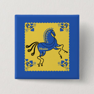 Ukraine Folk Art 15 Cm Square Badge