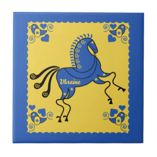 Ukraine Folk Art   Ceramic Tile
