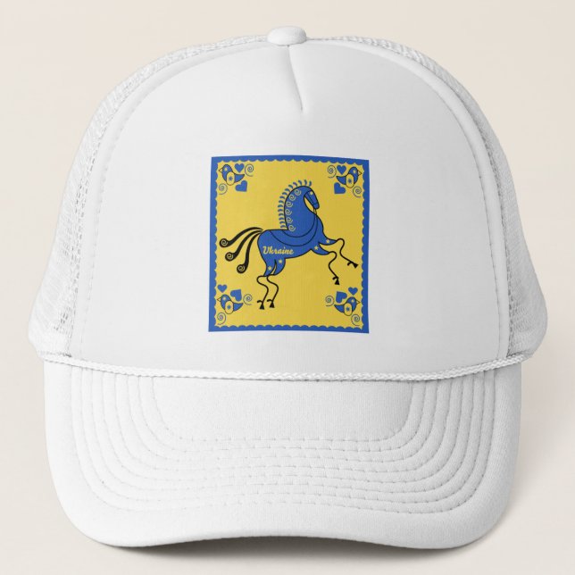 Ukraine Folk Art   Trucker Hat (Front)
