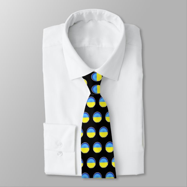 Ukraine - Freedom - Ukrainian Flag - Peace  Tie (Tied)
