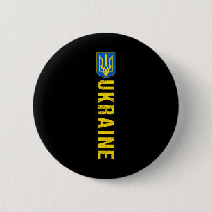 Ukraine Gift Flag Ukraini Kyiv Ukrainian Ukrajina  6 Cm Round Badge