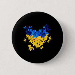 Ukraine Gift Flag Ukraini Kyiv Ukrainian Ukrajina  6 Cm Round Badge