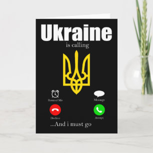 Ukraine Gift Flag Ukraini Kyiv Ukrainian Ukrajina  Card