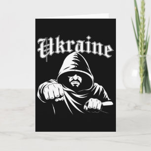 Ukraine Gift Flag Ukraini Kyiv Ukrainian Ukrajina  Card