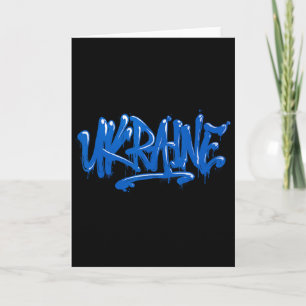 Ukraine Gift Flag Ukraini Kyiv Ukrainian Ukrajina Card