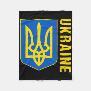 Ukraine Gift Flag Ukraini Kyiv Ukrainian Ukrajina Fleece Blanket