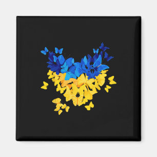 Ukraine Gift Flag Ukraini Kyiv Ukrainian Ukrajina Magnet